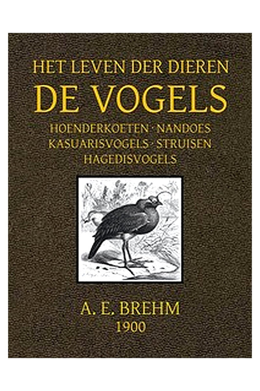 Het Leven der Dieren: Deel 2, Hoofdstuk 11 tot 14: Hoenderkoeten Nandoes Kasuarisvogels Struisen Hagedisvogels