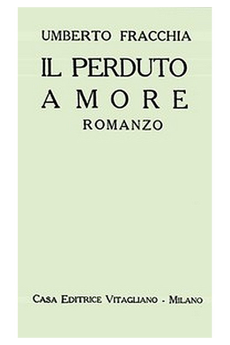 Il perduto amore