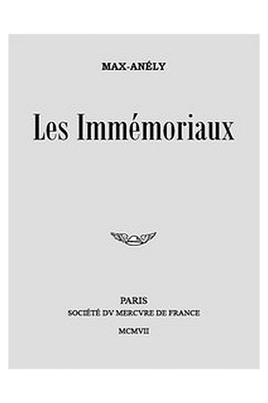 Les Immémoriaux