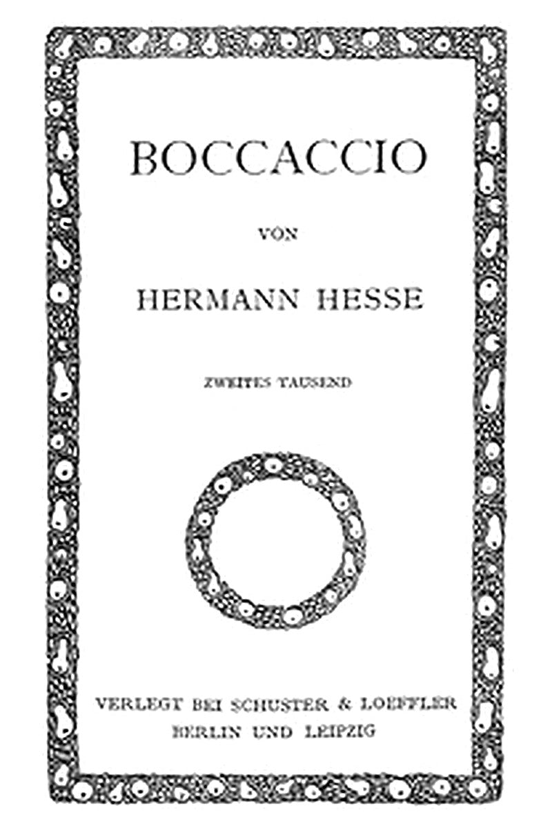 Boccaccio