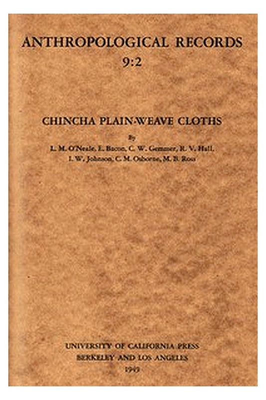 Chincha Plain-Weave Cloths