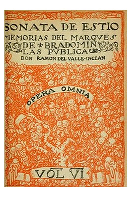 Sonata de estío: memorias del marqués de Bradomín