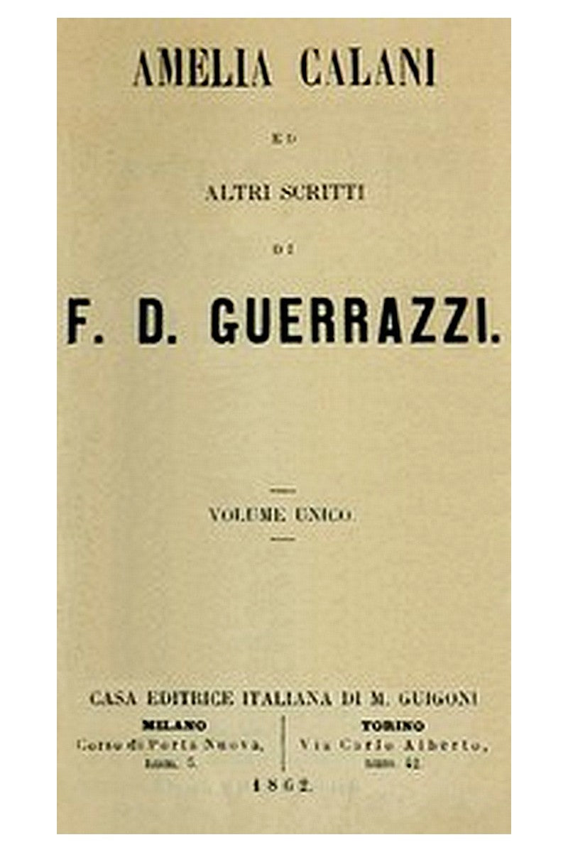 Amelia Calani ed altri scritti