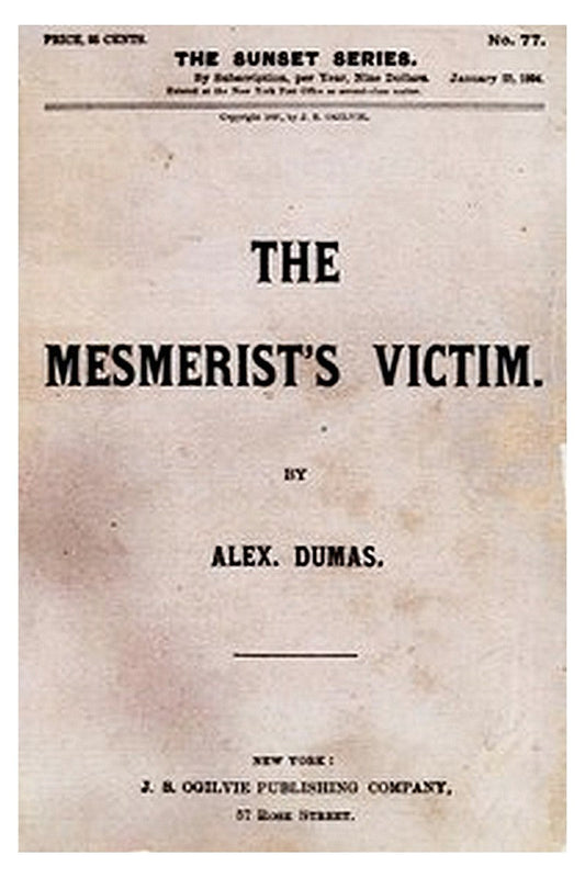 The Mesmerist's Victim