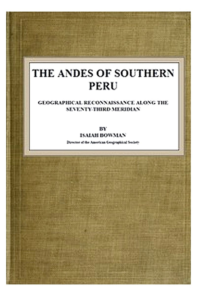 The Andes of Southern Peru