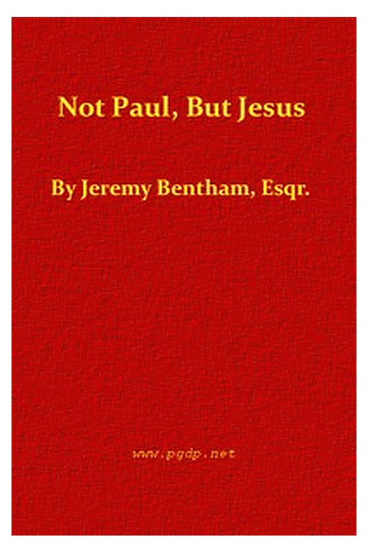 Not Paul, But Jesus
