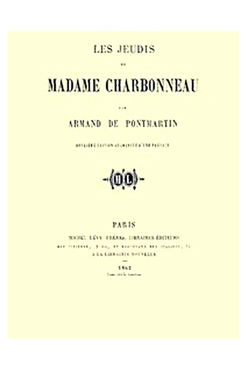 Les Jeudis de Madame Charbonneau