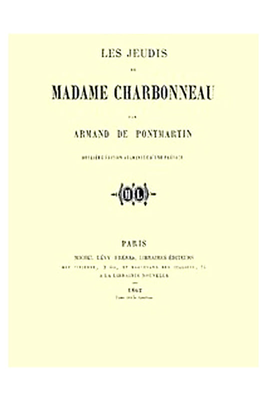 Les Jeudis de Madame Charbonneau