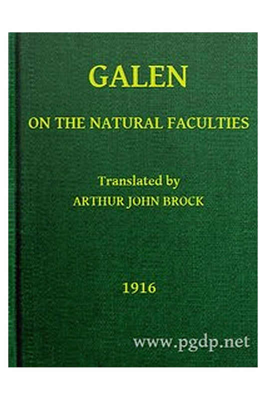Galen: On the Natural Faculties