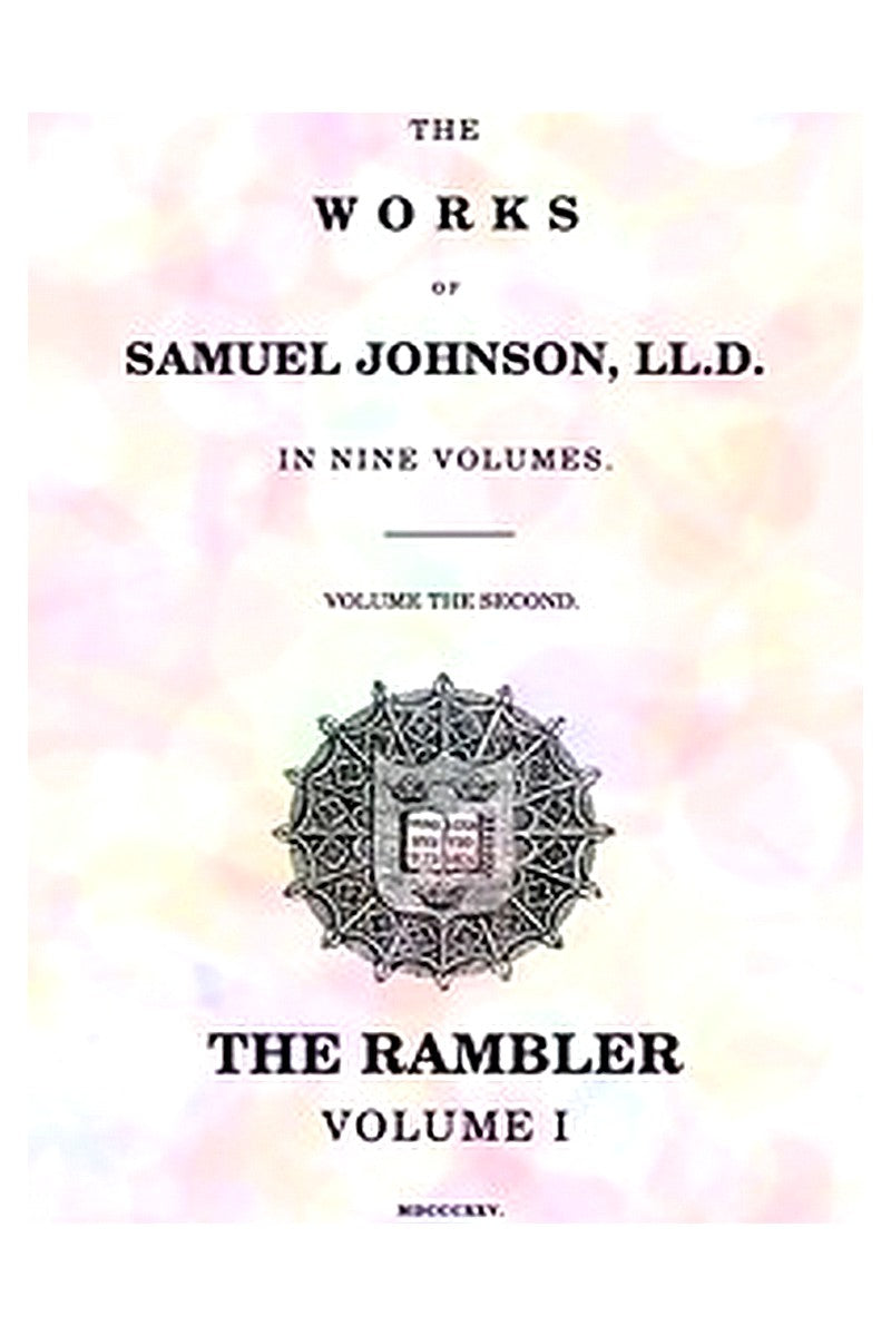 The Works of Samuel Johnson, LL.D. in Nine Volumes, Volume 02
