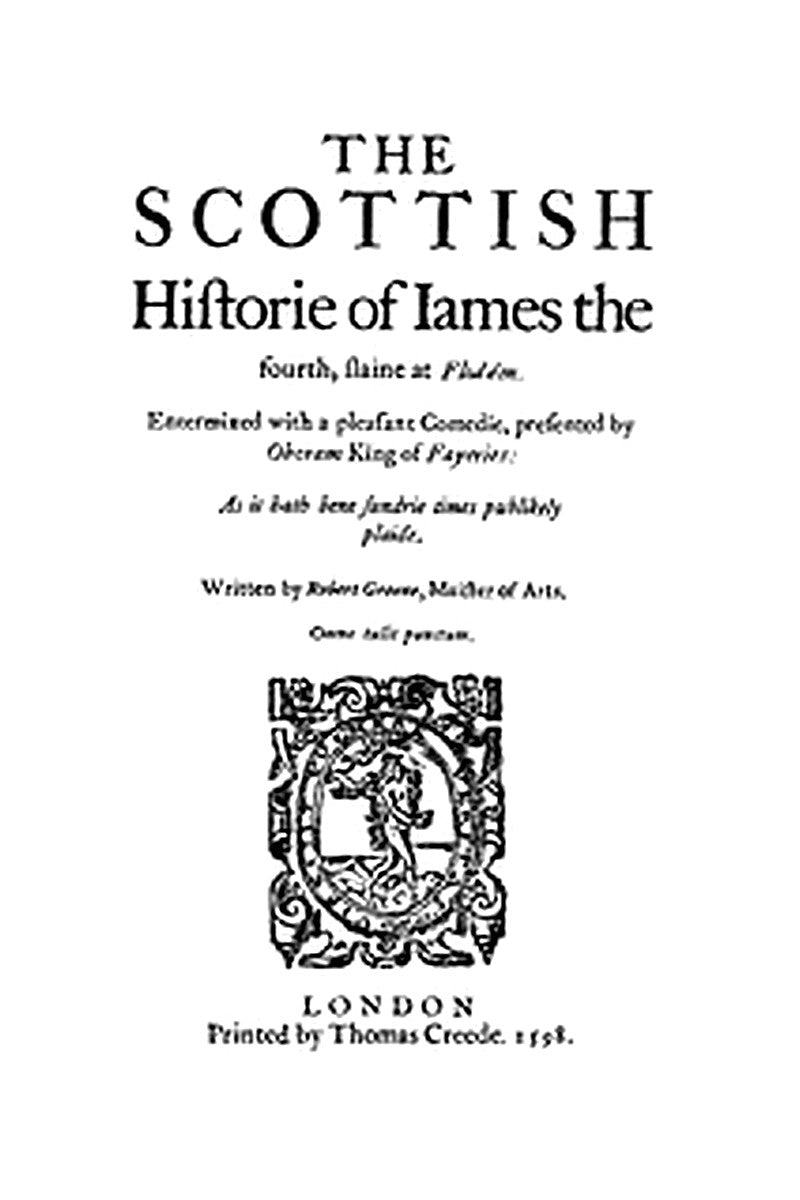 The Scottish History of James the Fourth