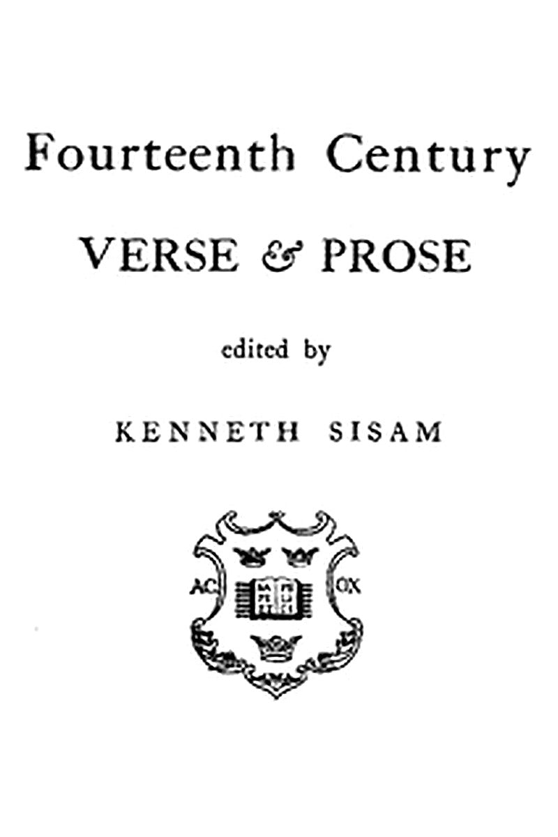 14th Century Verse and Prose