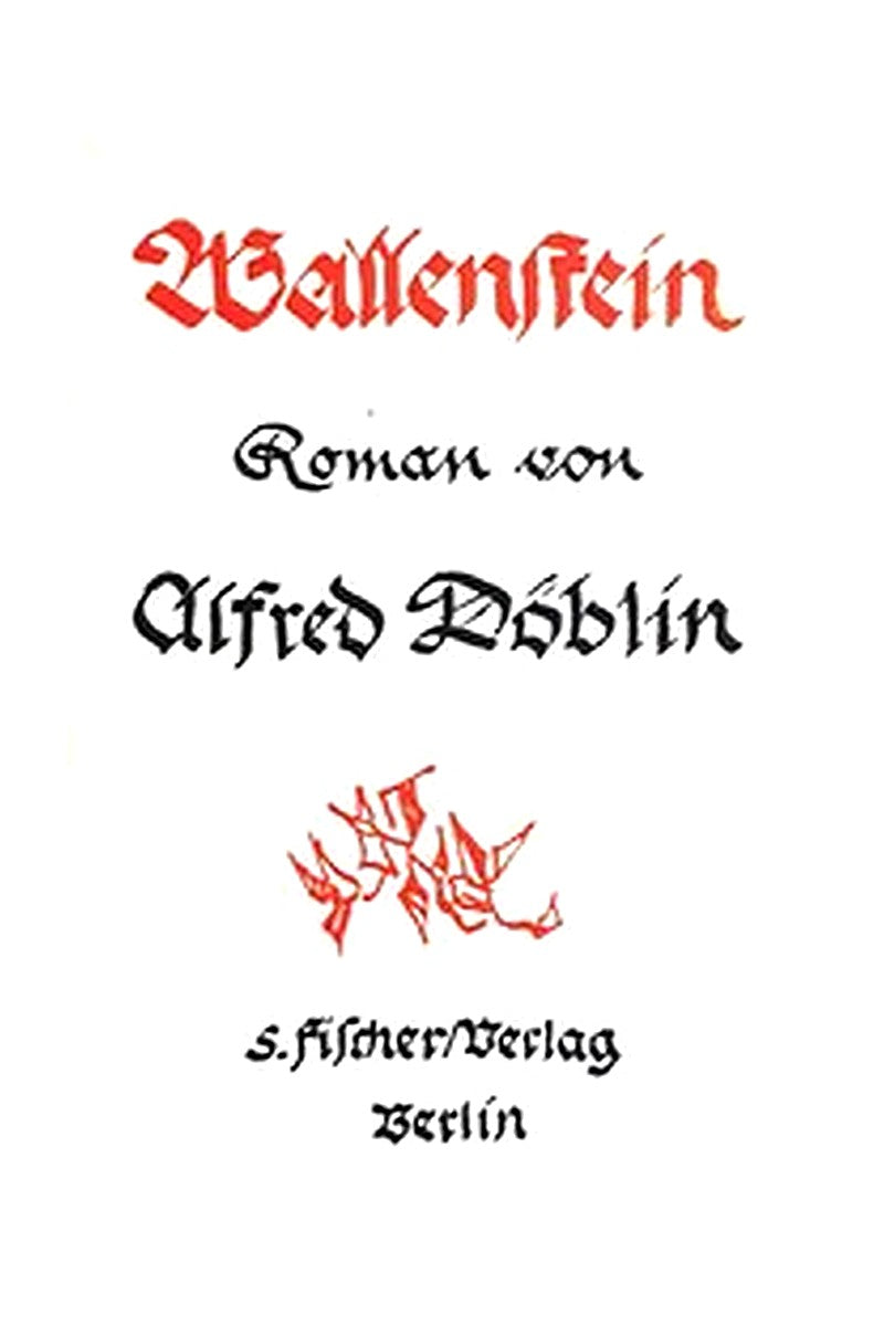 Wallenstein. 1 (of 2)