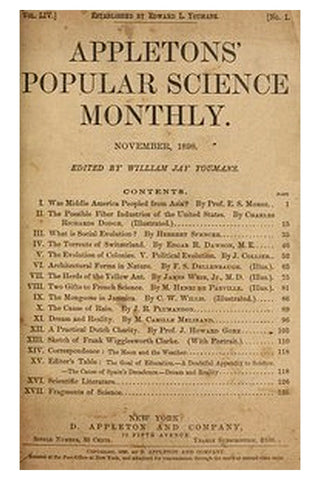 Appletons' Popular Science Monthly, November 1898
