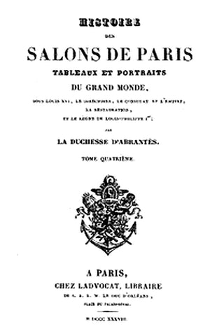 Histoire des salons de Paris (Tome 4/6)
