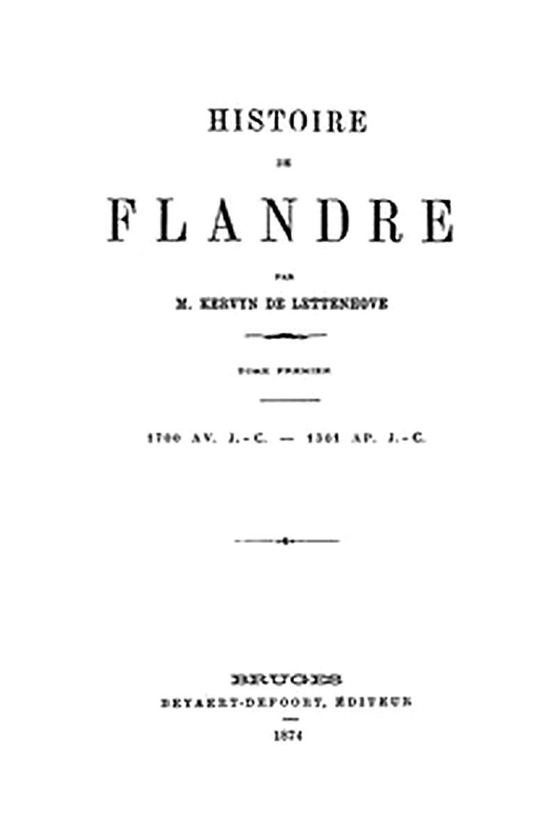 Histoire de Flandre (T. 1/4)