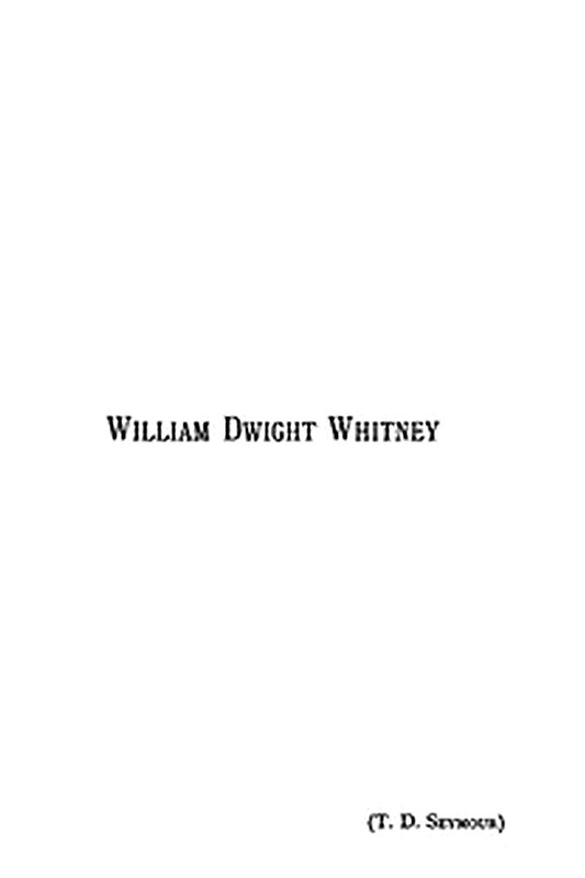 William Dwight Whitney