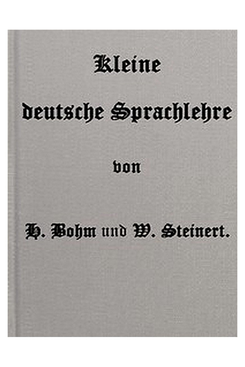 Kleine deutsche Sprachlehre