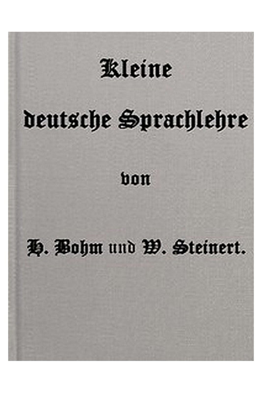 Kleine deutsche Sprachlehre