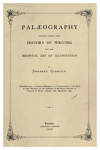 Palæography
