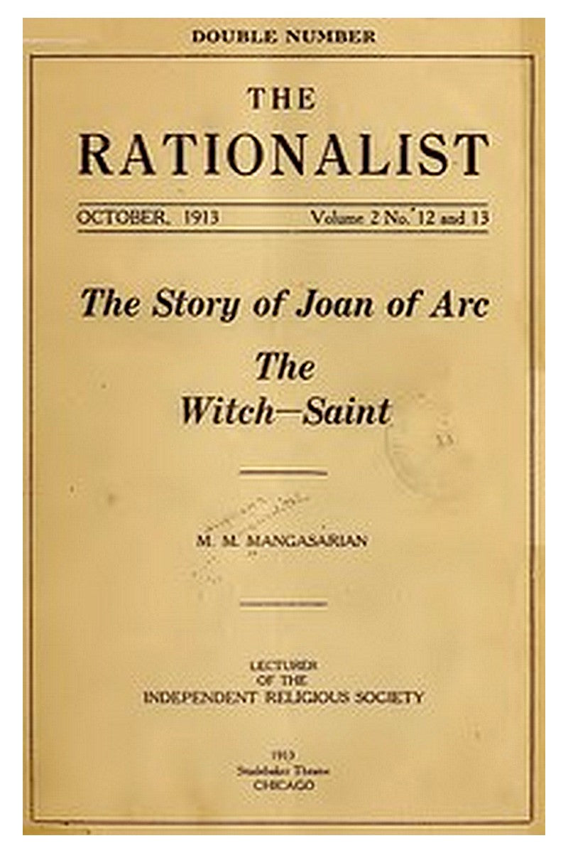 The Story of Joan of Arc the Witch-Saint