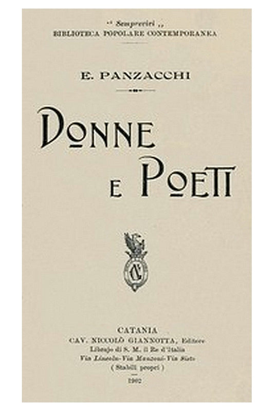 Donne e poeti