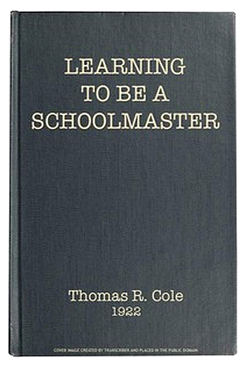 Learning to Be a Schoolmaster