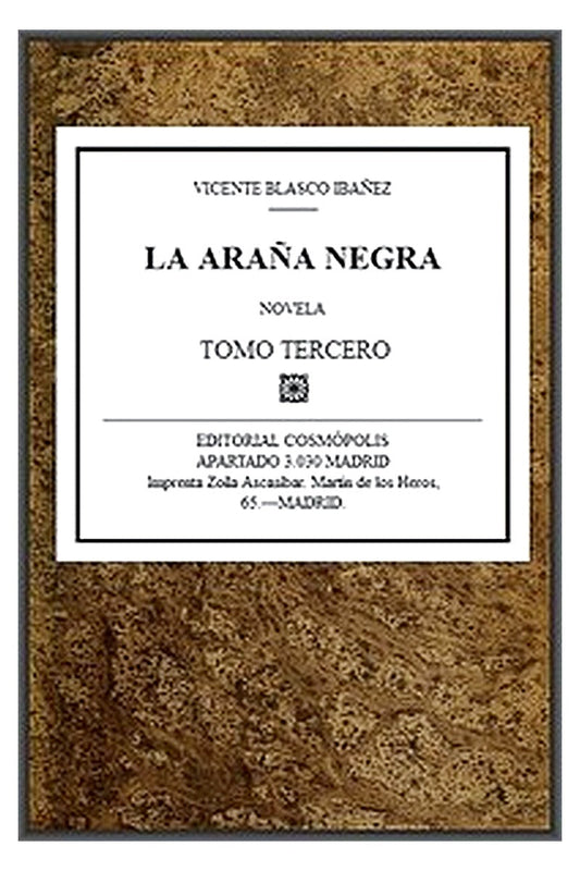 La araña negra, t. 3/9