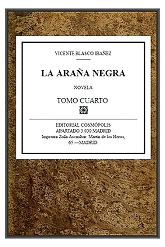 La araña negra, t. 4/9