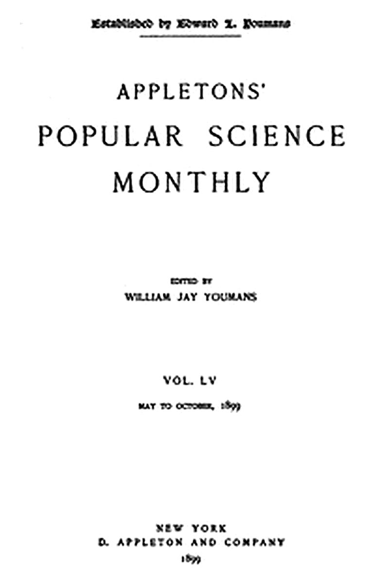 Appletons' Popular Science Monthly, August 1899