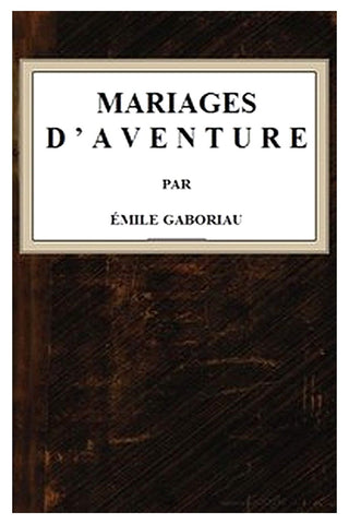 Mariages d'aventure