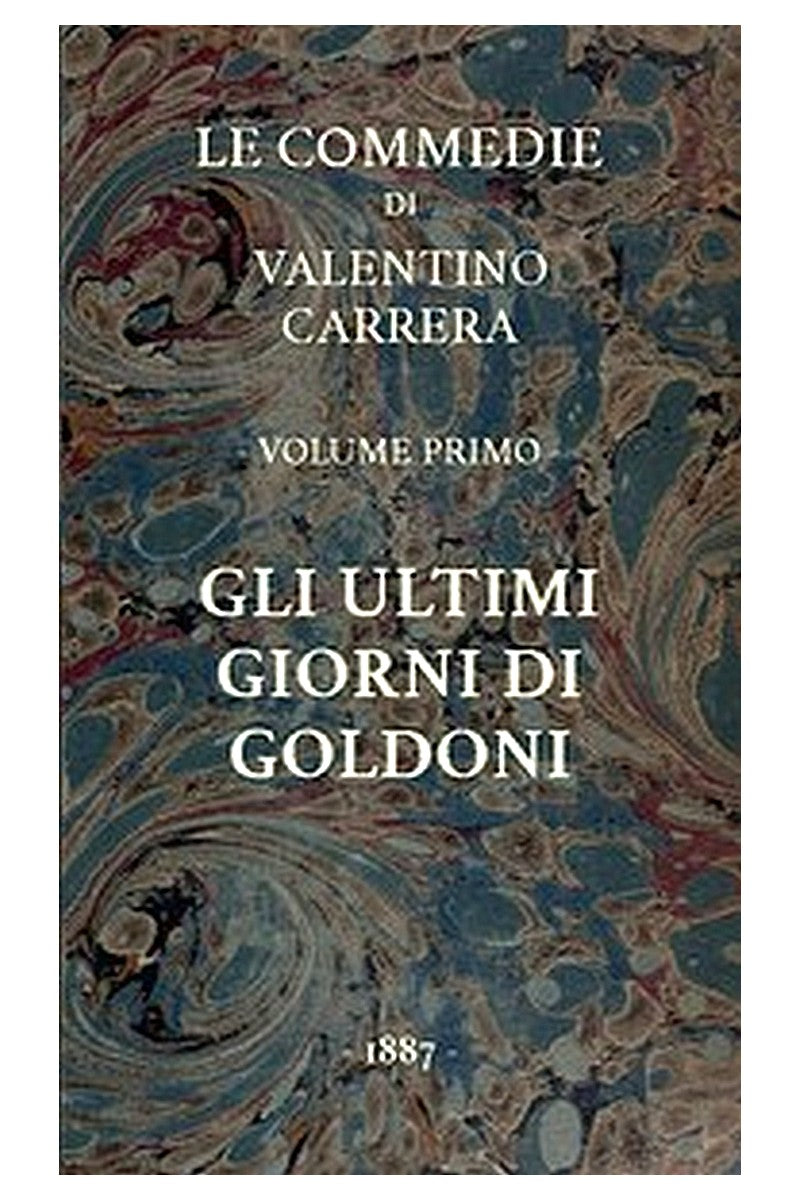 Gli ultimi giorni di Goldoni
