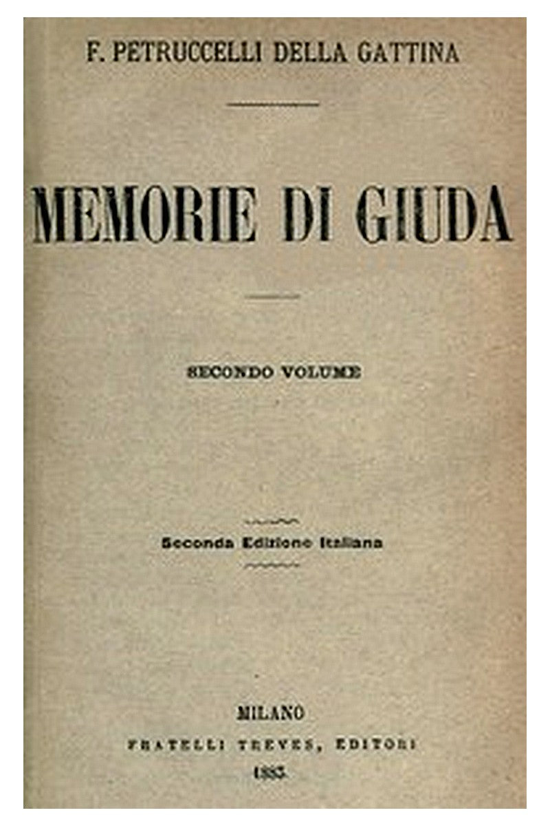 Memorie di Giuda, vol. II