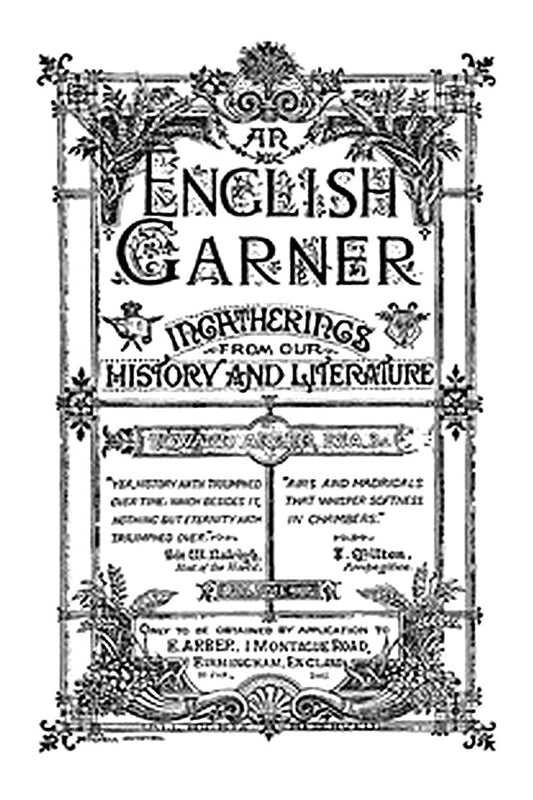 An English Garner: Ingatherings from Our History and Literature (4 of 8)