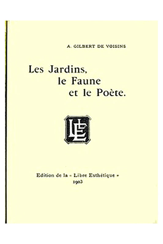 Les jardins, le faune et le poète
