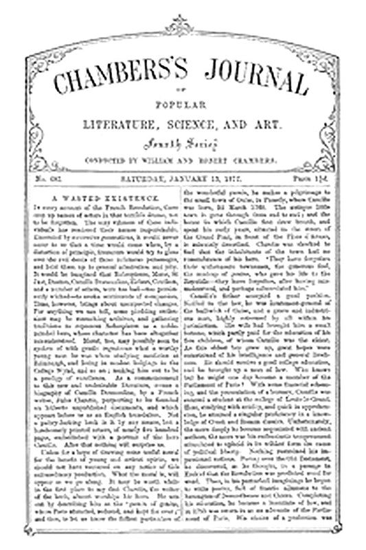 Chambers's Journal of Popular Literature, Science, and Art, No. 681
