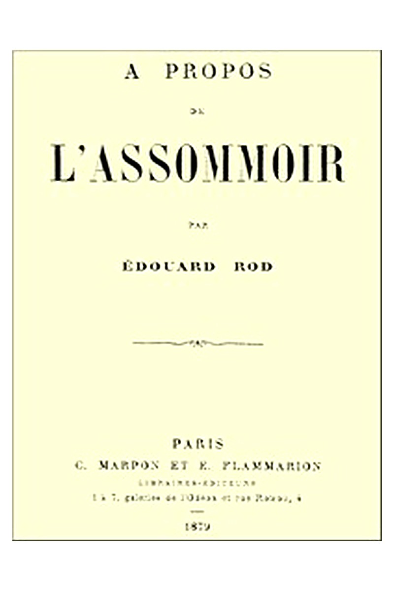 A Propos de l'Assommoir