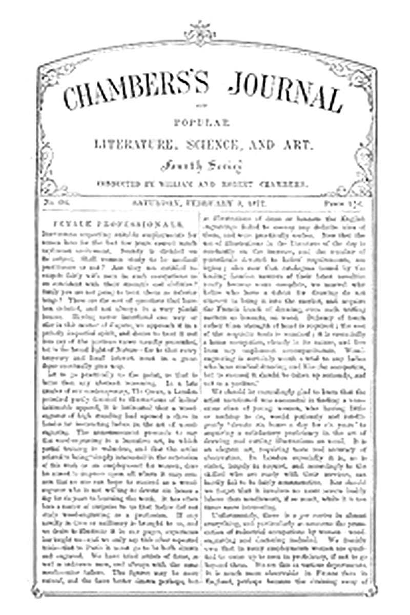 Chambers's Journal of Popular Literature, Science, and Art, No. 684
