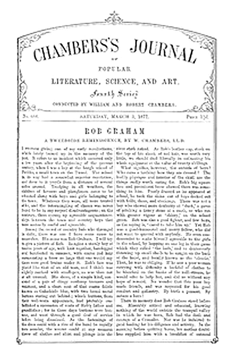 Chambers's Journal of Popular Literature, Science, and Art, No. 688
