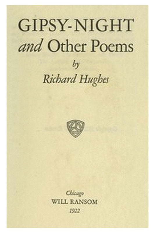 Gipsy-Night, and Other Poems