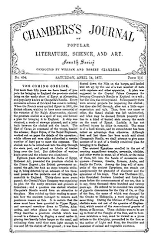 Chambers's Journal of Popular Literature, Science, and Art, No. 694