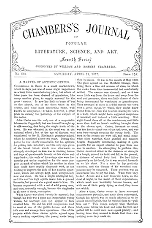 Chambers's Journal of Popular Literature, Science, and Art, No. 695