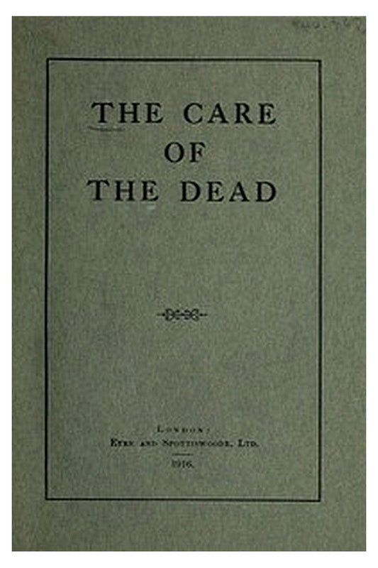 The Care of the Dead