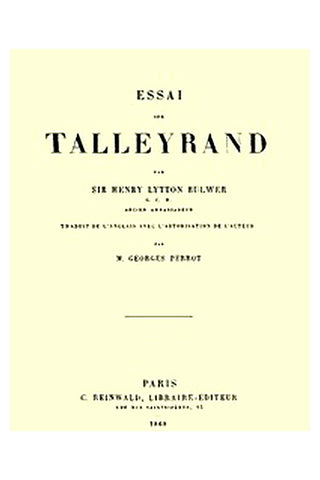 Essai sur Talleyrand