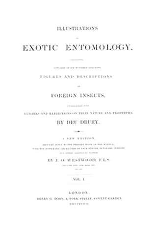 Illustrations of Exotic Entomology, Volume 1