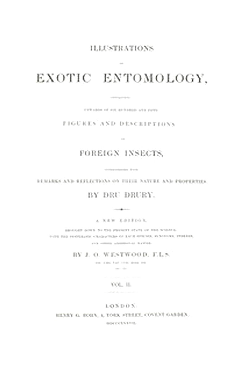 Illustrations of Exotic Entomology, Volume 2