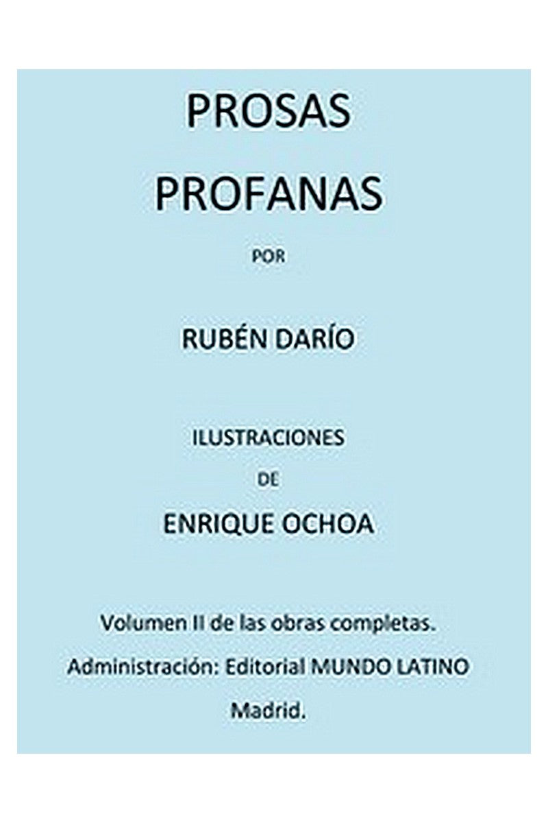 Prosas Profanas

