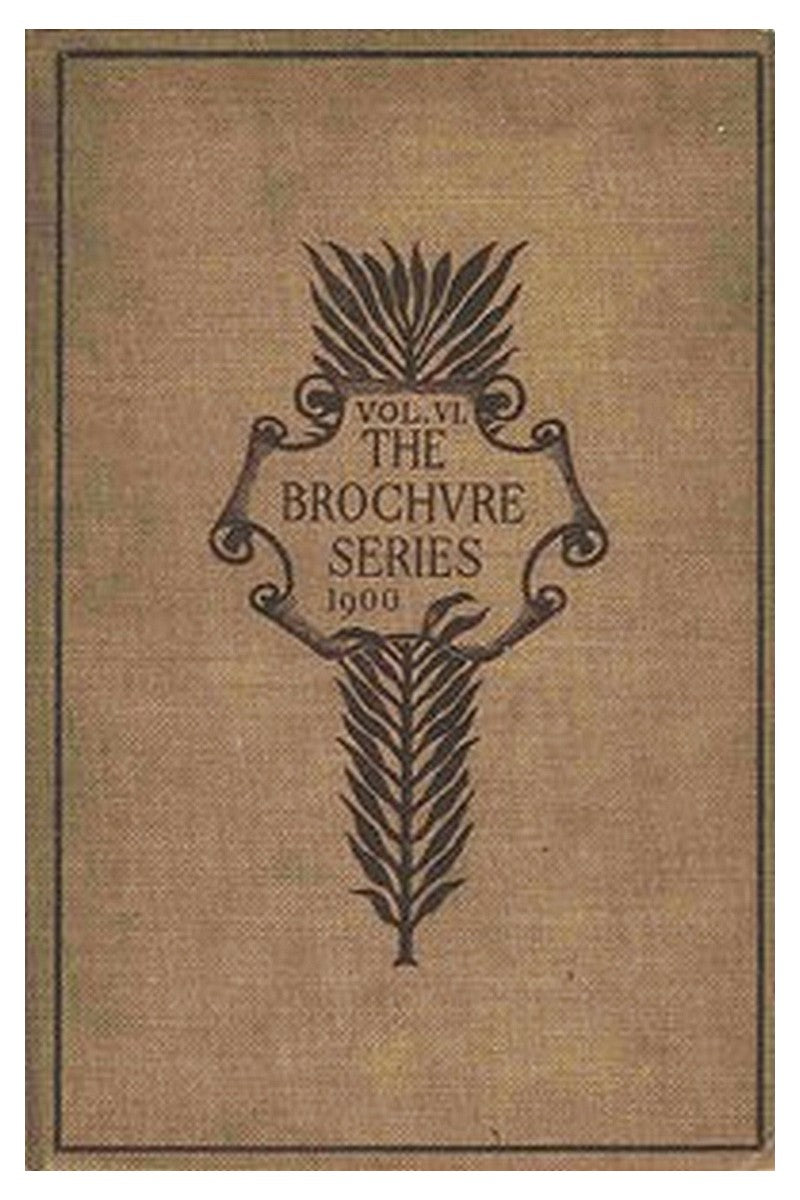 The Brochure Series of Architectural Illustration, vol. 06, No. 01, January 1900
