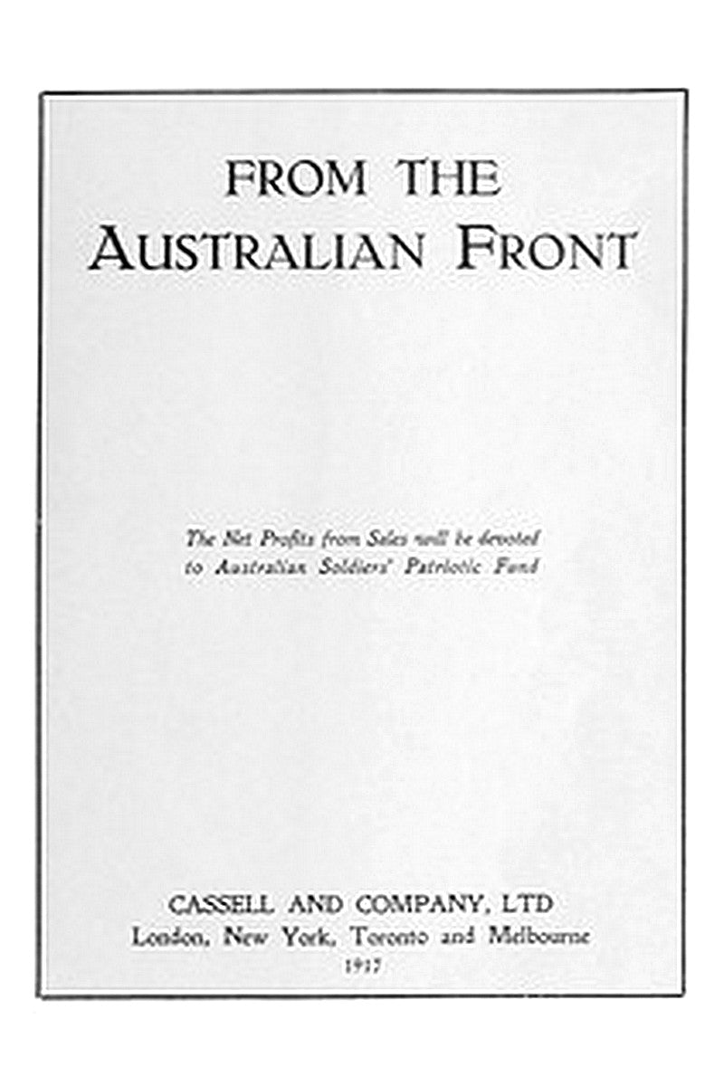 From the Australian Front