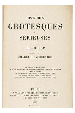 Histoires grotesques et sérieuses